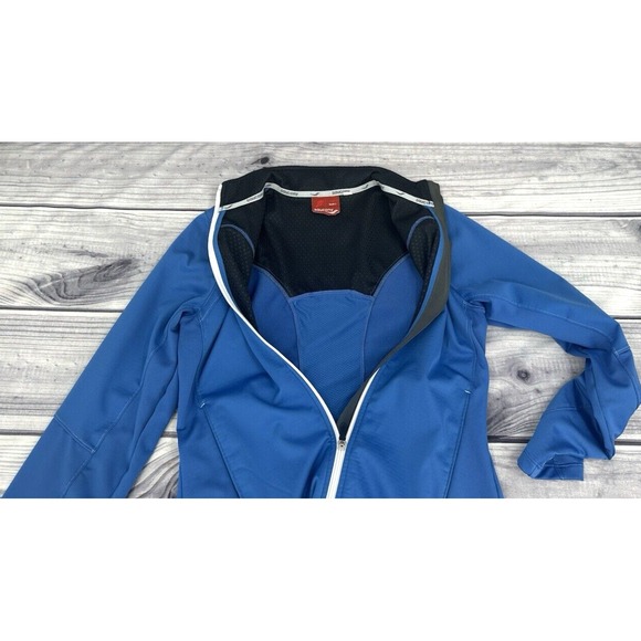 SAUCONY ACTIVEWEAR ZIP FRONT TRACK JACKET Women's Size Small ROYAL BLUE - Picture 6 of 6